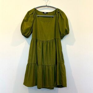 Madewell puff sleeve mini dress - S
